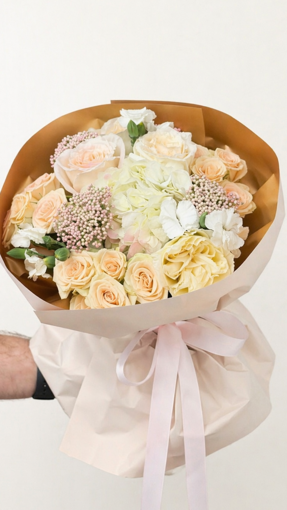 Peach & Cream Bouquet