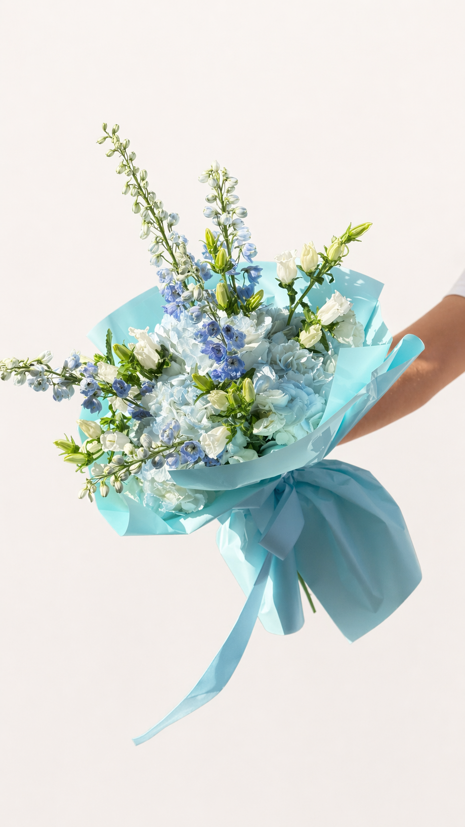 Azure Sky | Dreamy Blue & White Wildflower Bouquet